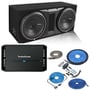 Rockford Fosgate Punch P2-2X12 with Amplifier and Amp Wiring Kit thumbnail image