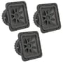 Kicker L7R 10 Inch 1000W Max Power 4 Ohm DVC Square Car Audio Subwoofer (3 Pack) thumbnail image