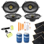 2 Pairs Kicker CSC68 Speakers (46CSC684) w/ Free Speaker Install Kit thumbnail image