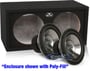 2200W Pair of Infinity 1062W Subwoofers + Sealed Enclosure Bass Package thumbnail image