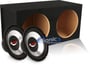 1200W Renegade GTW1200 Subwoofers + Enclosure Bass Package thumbnail image