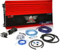 Power Acoustik D4-2400 + Amplifier Kit Bundle thumbnail image