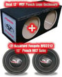 (2) Rockford Fosgate RFD2212 12