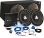 1000W JL Audio Subwoofers + MB Quart Amplifier Bass Bundle thumbnail image