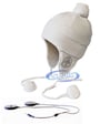 AERIAL7 TOASTIE Sound Disk White Beanie thumbnail image