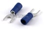 Spade Terminal 100 Pack 16-14 Gauge Blue Width #10 thumbnail image