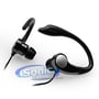 Coby CVE93 (CV-E93) Athletic Sport Isolation Stereo Headphones - Black thumbnail image