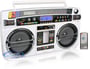 Lasonic i931BT (i931-BT) White Bluetooth Ghetto Blaster Player Boombox - Open Box thumbnail image