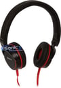 Sony MDR-ZX600/BLK (MDRZX600/RC) DJ Style On-Ear Headphones - Black/Red thumbnail image
