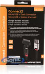 Monster Mobile Adapt2 (MBL AI USB HSMI-1M WW) Micro USB & 30-Pin to USB Cable - 3.28 Feet Image 4