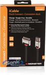Monster iCable iPad/iPhone/iPod Dock & Charge USB Cable (3M, 9.9 Feet) Image 2
