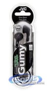 JVC HAF150B (HA-F150B) Gummy In-Ear Headphones - Black Image 2