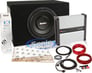 400W Boston Acoustics Single 10" Complete Bass Package + Sound Dampening Kit Image 1
