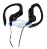 JVC HAEB75B (HA-EB75-B) Splash Proof Sports-Clip In-Ear Headphones - Black Image 1