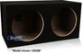 10SQB - Dual 10" Sealed MDF Car Sub Box Image 1