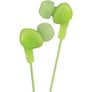 JVC HAFX5G (HA-FX5-G) Gummy-Plus In-Ear Headphones - Green Image 1