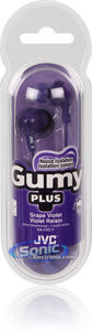 JVC HAFX5V (HA-FX5-V) Gummy-Plus In-Ear Headphones - Violet Image 2