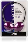 JVC HAS160V (HA-S160V) FLATS On-Ear Headphones - Violet Image 5
