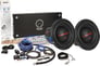 RE Audio XTX5000.1 Amplifier + 2 Cerwin Vega Stroker STKR124 Subwoofers Image 1