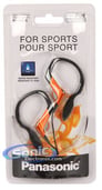 Panasonic RP-HS33-D (RPHS33D) Shockwave Sports Clip Headphones - Orange Image 3