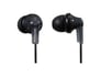 Panasonic RPHJE120K Black In-Ear Headphones/Earbuds (RP-HJE120-K) Image 1