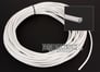 PRECUT 100 ft. - White RG6 Coaxial Cable 100ft Precut from 1000ft. Roll Image 1