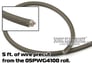 PRECUT 5 ft. - Kicker 4 AWG Gray Power/Ground Wire from 05PWG4100 Roll Image 1