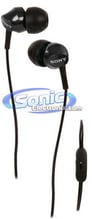 Sony MDREX58V/BLK (MDR-EX58V/BLK) EX Series Earbuds with Volume Control - Black Image 1