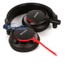 Sony MDR-V55/BR (MDRV55-BR) DJ Style Headphones - Black/Red Image 5