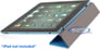 D2BL Sky Blue iPad Protection Case/Cover for Current/New iPad Generation 4, Generation 3 and iPad 2 Image 3