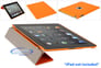 D2OR Sunburst Orange iPad Protection Case/Cover for Current/New iPad Generation 4, Generation 3 and iPad 2 Image 1