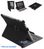 Limitless Creations D4BK Black Denim EZsnap Padded Case for new iPad and iPad 2 Image 1