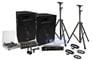 Audio Technica AT-LP60 w/ Numark C1 Party DJ Package with FREE Cables and Stands Image 1