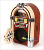 Crystal View Retro AM/FM Radio Jukebox CD/MP3 Player Image 2