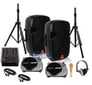 Gemini TT-2000 w/ Gemini PS-424X Party Pro Package with FREE Cables & Stands Image 1