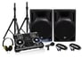 American Audio VMS2 w/ Yellow Headphones Player DJ Package with FREE Cables Image 1