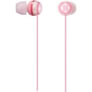 Sony MDREX40LP/PNK (MDR-EX40LP/PNK) Fashion Earbuds In-Ear Headphones - Pink Image 1
