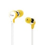iLuv iEP314YEL Ergonomic and Comfortable In-Ear Headphones/Earbuds (Yellow) Image 1