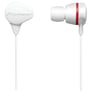 Pioneer SE-CL331-H (SECL331H) White Water Resistant In-Ear Earbud Headphones Image 1