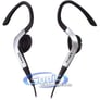 Sony MDR-J20 (MDRJ20) Active Sports Earbuds Ear-Clip Headphones - Silver Image 1