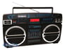 Lasonic Limited Edition i-931BT Ghetto Blaster - Black/Chrome Image 2