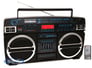 Lasonic Limited Edition i-931BT Ghetto Blaster - Black/Chrome Image 1