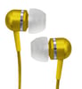 Coby CVEM79YEL High-Performance Isolation In-Ear Stereo Headphones (Yellow) Image 1
