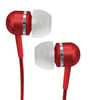 Coby CVEM79RED High-Performance Isolation In-Ear Stereo Headphones (Red) Image 1