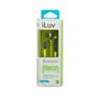 iLuv iEP335GRNN Neon Sound In-Ear Headphones/Earbuds with iPod/iPhone Remote (Green/Black) Image 6