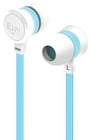 iLuv iEP335WBLN Neon Sound In-Ear Headphones/Earbuds with iPod/iPhone Remote (Blue/White) Image 1