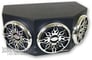 Audiobahn ABB103Q Tripl e 10" Sealed Enclosure + Grills Image 1