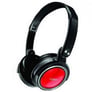 Coby CV185RED Deep Bass Stereo Headphones (Red) Image 1