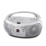 Coby CXCD275SVR (CX-CD275SVR) Silver Portable AM/FM CD Player Image 1