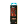 iLuv iEP336ORGN Neon In-Ear Headphones/Earbuds (Orange/Black) Image 6